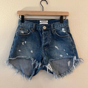 OneTeaspoon Women's Blue Shorts size 25